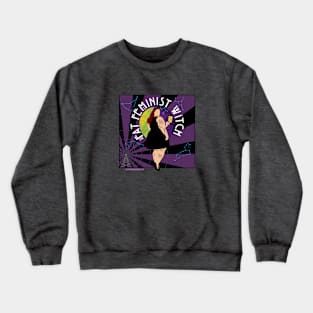 Fat Feminist Witch Host Logo Crewneck Sweatshirt